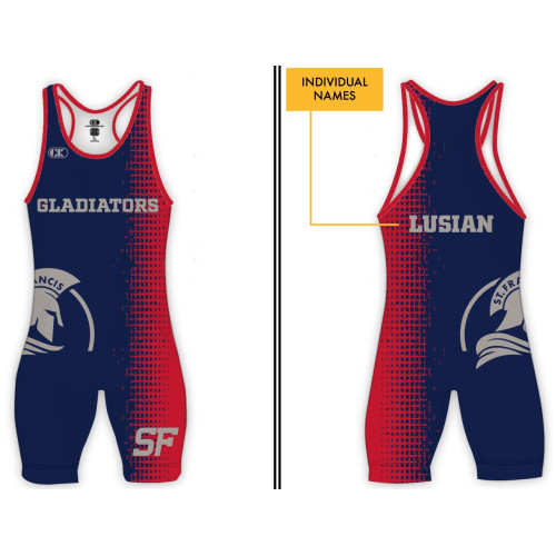 St. Francis Gladiators Wrestling Singlet